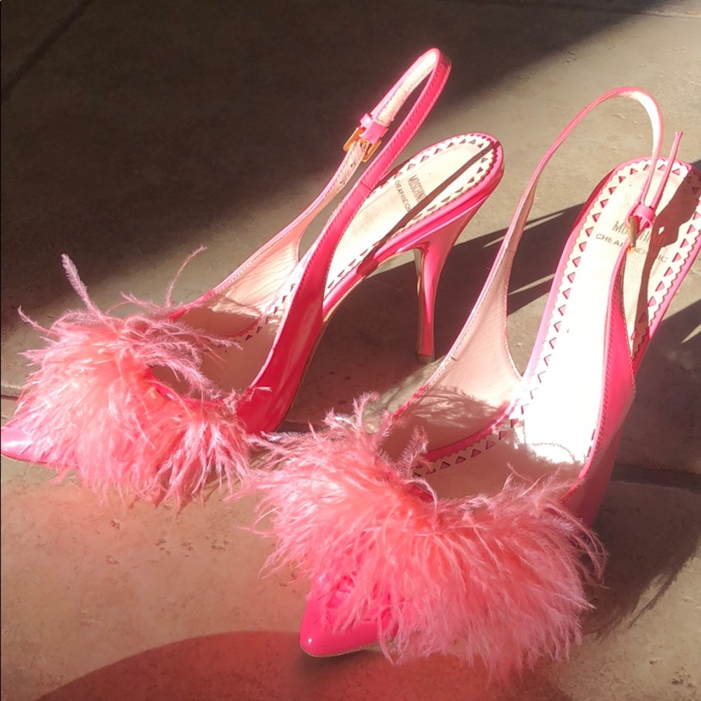 Vintage Authentic Moschino Pink Heels